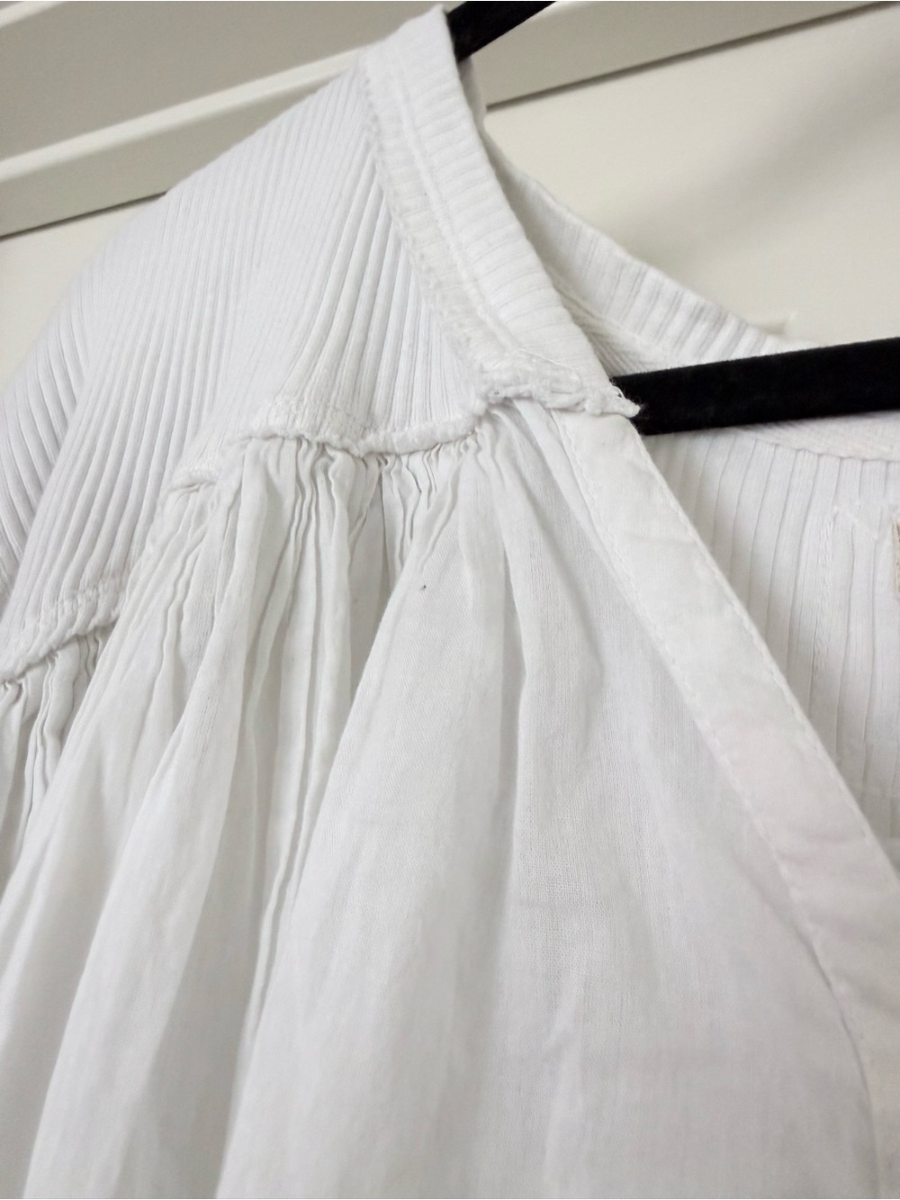 We The Free White Layered Peasant Blouse - Picture 6 of 8
